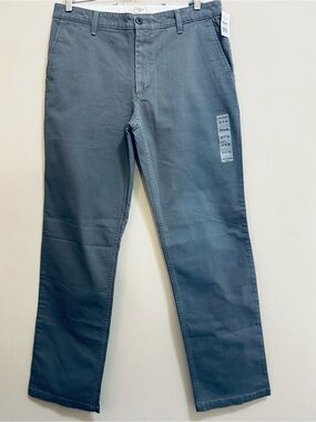 Dockers Off-White Casual Pants with Orange Stitching